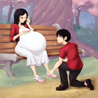 Anime pregnancy wallpaper