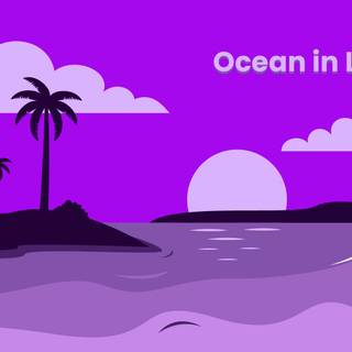 Kawaii purple wallpaper