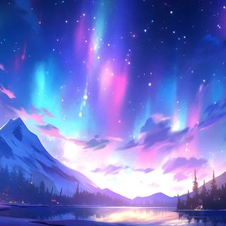 Winter PC anime wallpaper