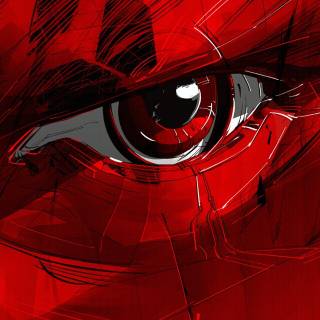 1920x640 anime red wallpaper