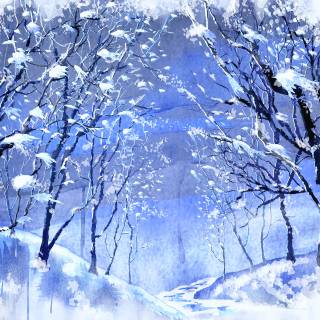 Winter PC anime wallpaper