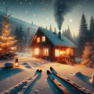 Winter PC anime wallpaper