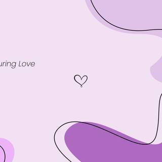 Kawaii purple wallpaper