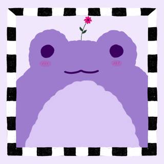 Kawaii purple wallpaper
