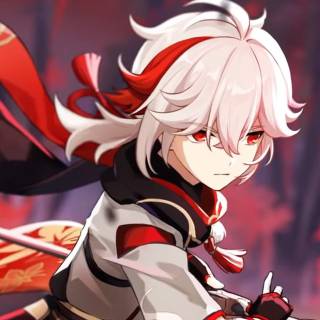 1920x640 anime red wallpaper