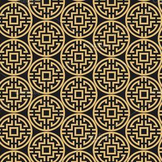 Chinese pattern wallpaper