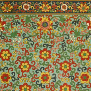 Chinese pattern wallpaper