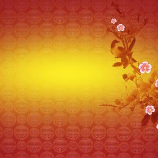 Chinese pattern wallpaper