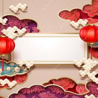 Chinese pattern wallpaper
