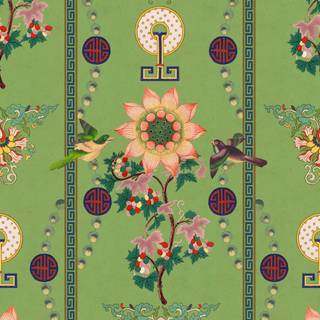 Chinese pattern wallpaper