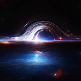 Space black hole wallpaper
