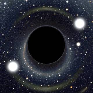 Space black hole wallpaper