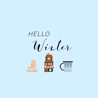 Aesthetic simple winter wallpaper