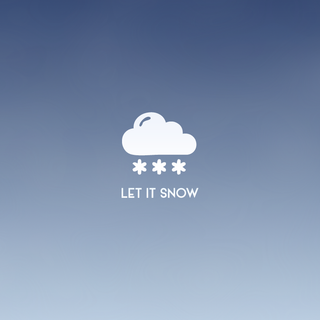 Aesthetic simple winter wallpaper