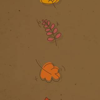 Fall drawing wallpaper