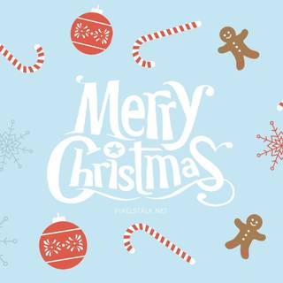 Winter Christmas preppy wallpaper
