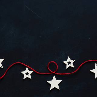 Winter Christmas preppy wallpaper