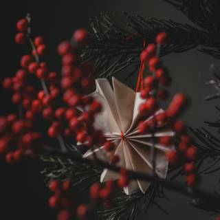 Christmas symbols wallpaper