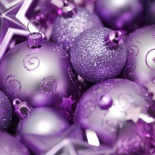Violet Christmas wallpaper
