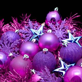 Violet Christmas wallpaper