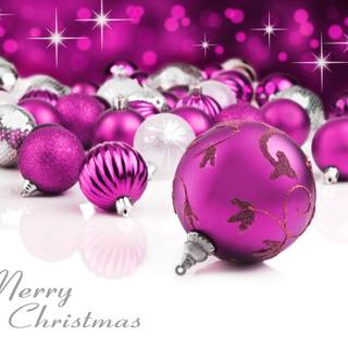 Violet Christmas wallpaper
