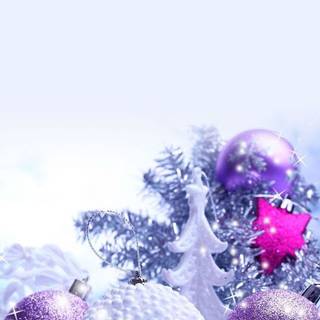 Violet Christmas wallpaper