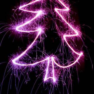 Violet Christmas wallpaper