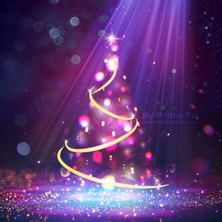 Violet Christmas wallpaper