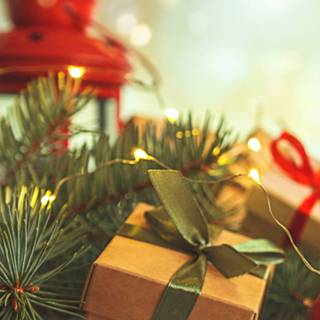 Christmas symbols wallpaper