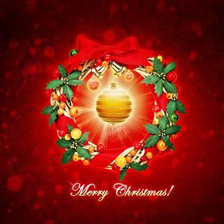 Christmas symbols wallpaper