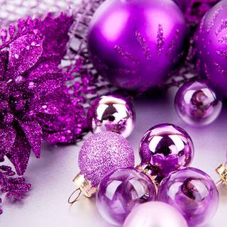 Violet Christmas wallpaper