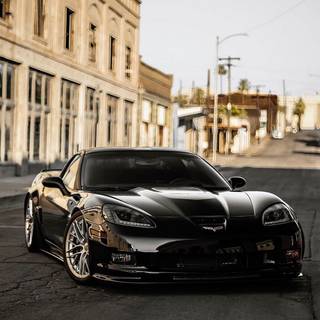 Chevrolet Corvette C6 iPhone wallpaper