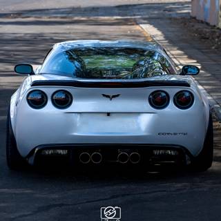 Chevrolet Corvette C6 iPhone wallpaper