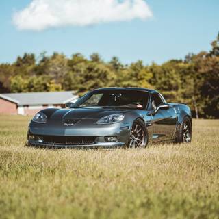 Chevrolet Corvette C6 iPhone wallpaper