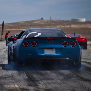 Chevrolet Corvette C6 iPhone wallpaper