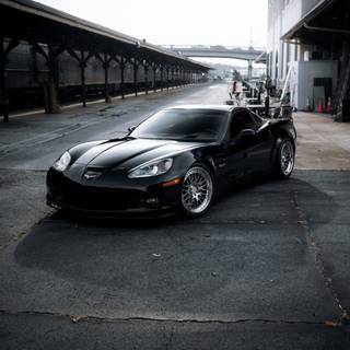 Chevrolet Corvette C6 iPhone wallpaper