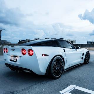 Chevrolet Corvette C6 iPhone wallpaper