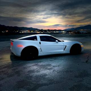 Chevrolet Corvette C6 iPhone wallpaper