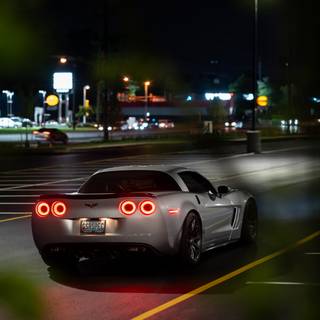 Chevrolet Corvette C6 iPhone wallpaper