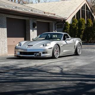Chevrolet Corvette C6 iPhone wallpaper