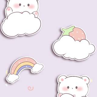 Cute winter bear wallpaper