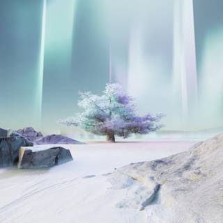 6k winter wallpaper