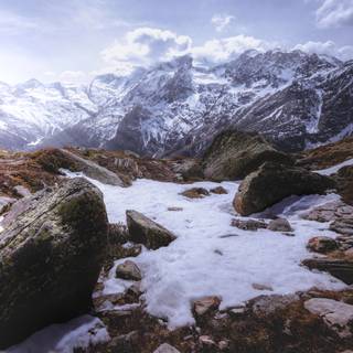 6k winter wallpaper