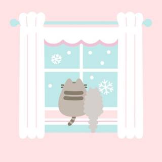 Cute Kawaii winter wallpaper
