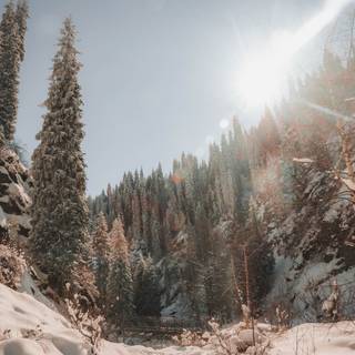 6k winter wallpaper