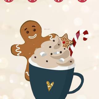 Chocolate winter wallpaper