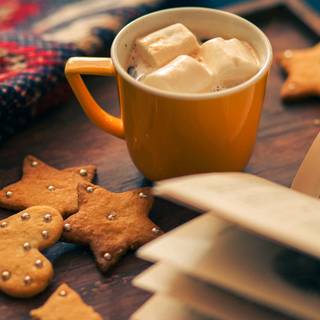 Chocolate winter wallpaper
