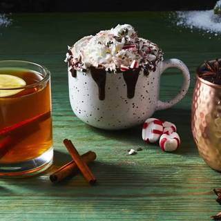 Chocolate winter wallpaper
