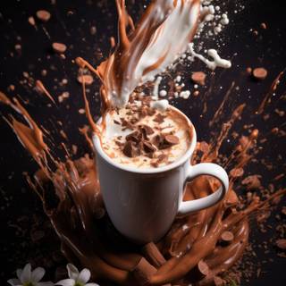 Chocolate winter wallpaper