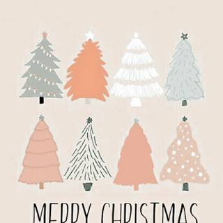 Cute Christmas preppy wallpaper